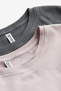 Lot de 2 hauts en coton