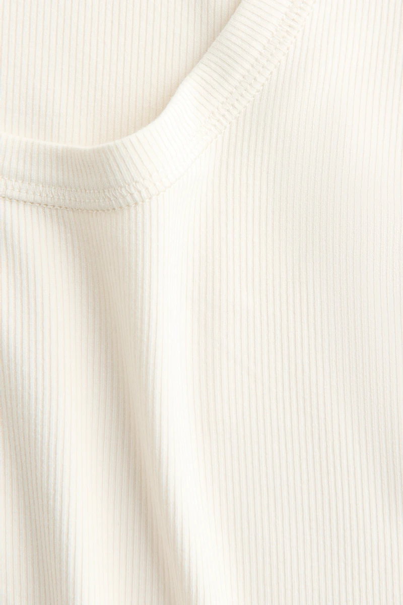 Ribbed Viscose Tank Top