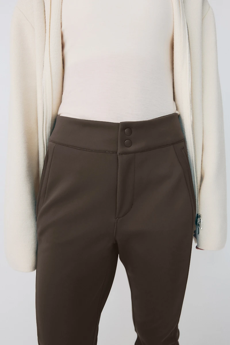 Pantalon de ski à l'intérieur brossé