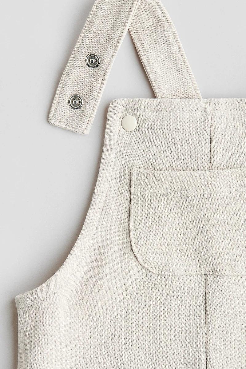 Salopette short en molleton