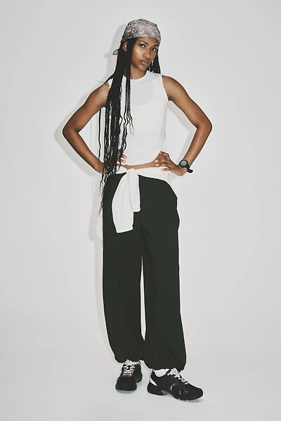 Relaxed-Fit Nylon Sports Track Pants