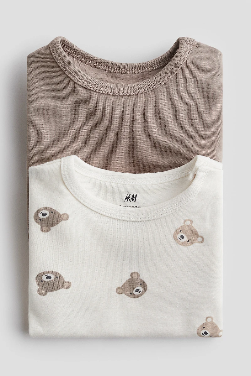 2-pack Long-sleeved Bodysuits