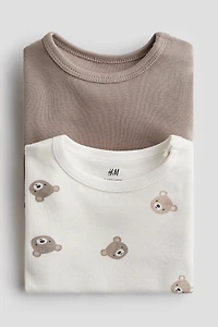 2-pack Long-sleeved Bodysuits