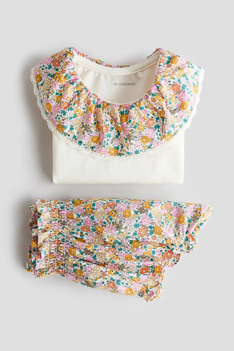 Ensemble 2 pièces cache-couche/culotte bouffante