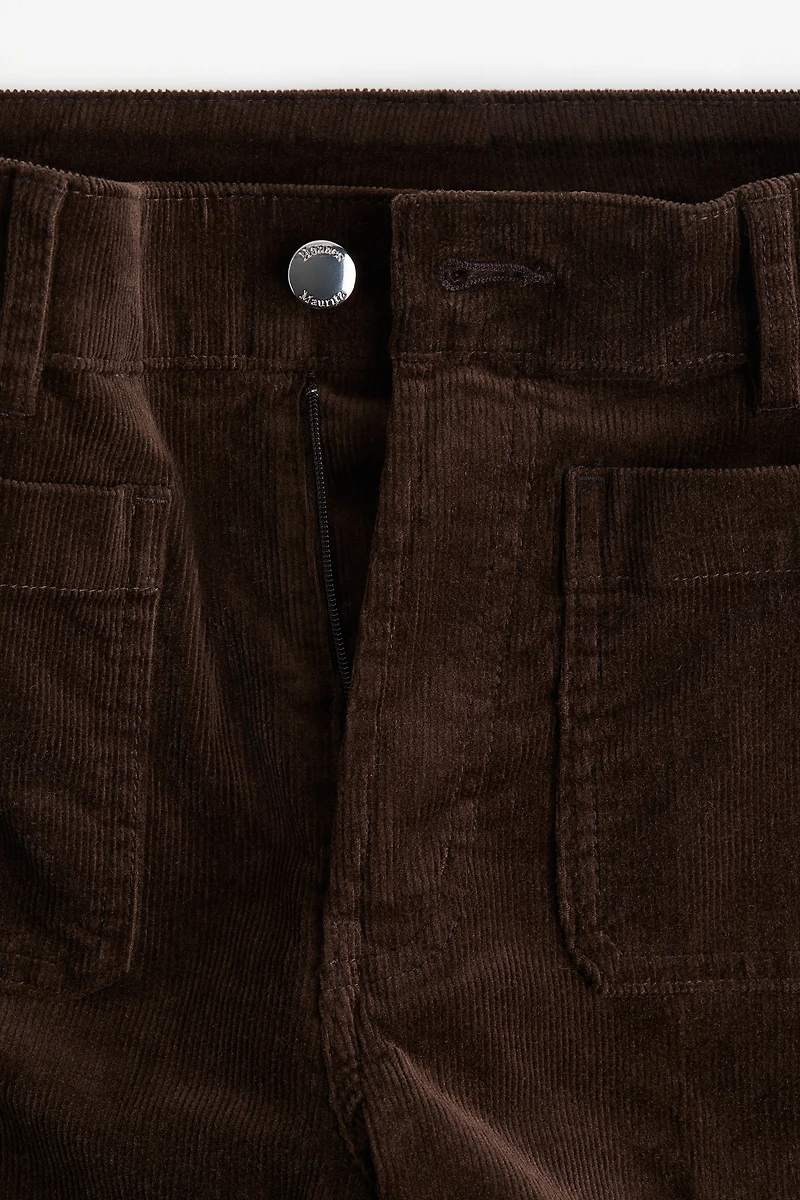 Flared Corduroy Pants