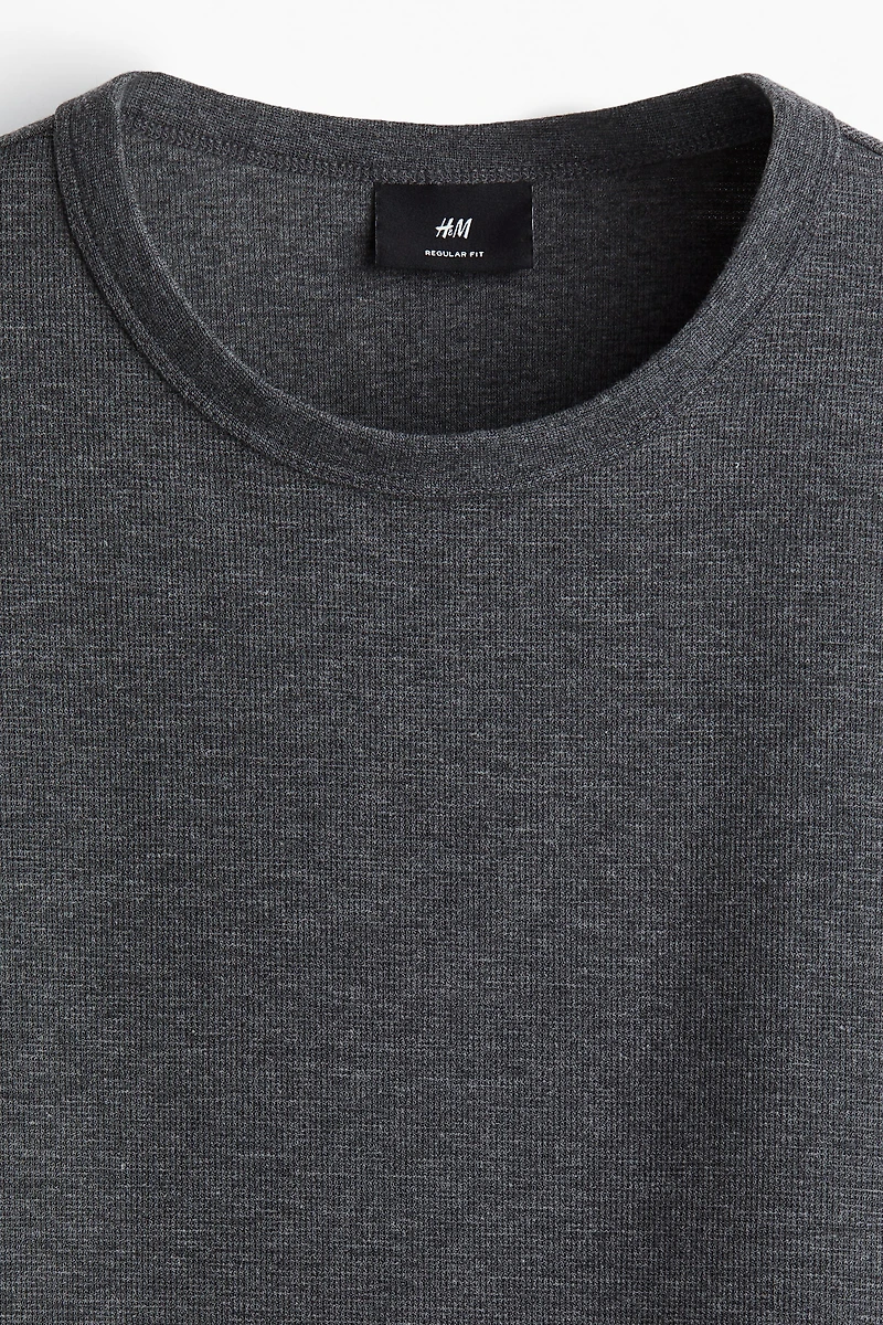 Regular Fit Waffled T-shirt