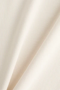 Haut côtelé avec encolure bateau