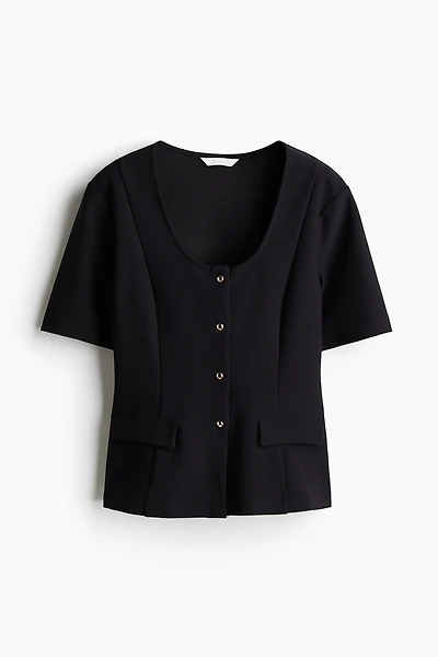 Short-Sleeved Cardigan