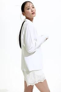 Linen-Blend Shirt