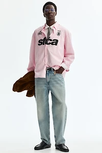 Relaxed-Fit Printed Cotton Poplin Shirt