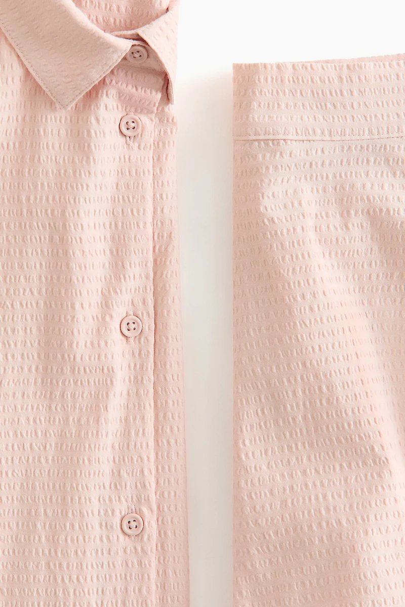 Cotton Seersucker Pajamas