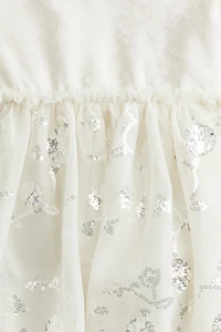 Robe avec jupe en tulle