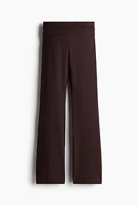 Pantalon évasé en jersey