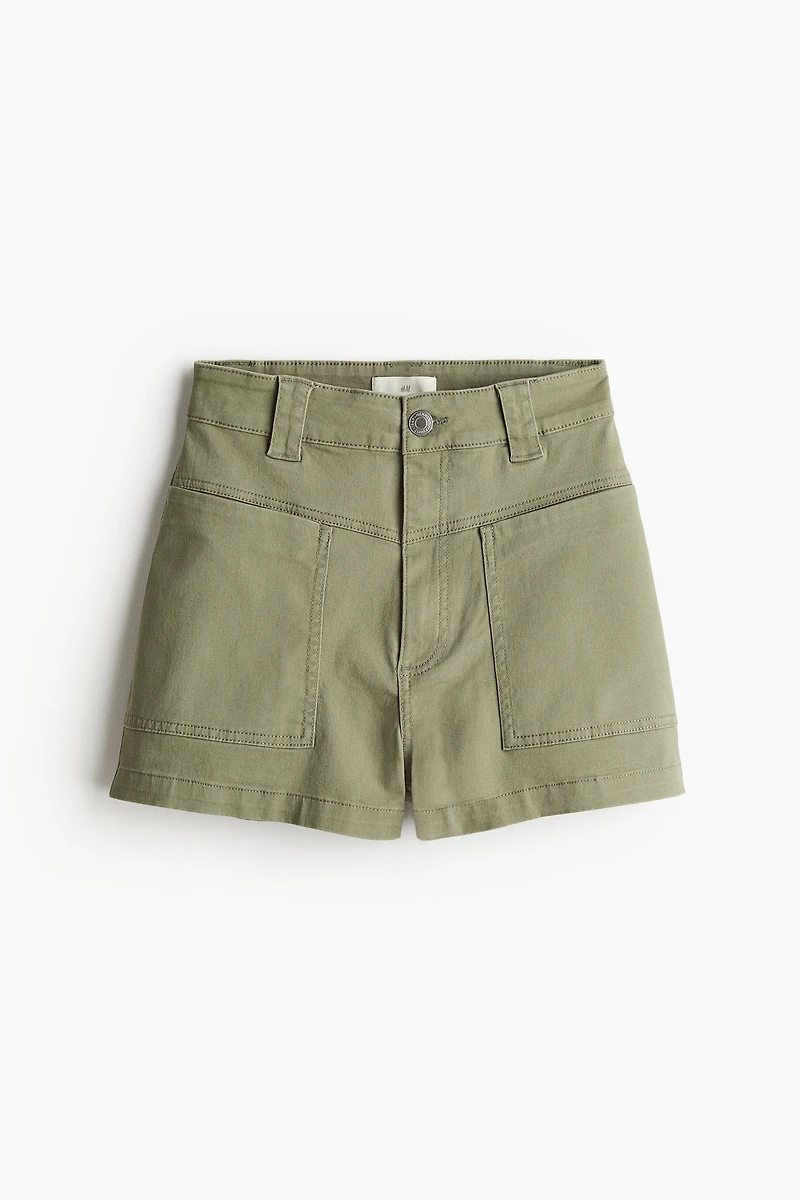 Twill Cargo Shorts