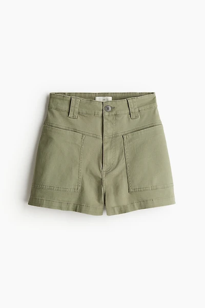 Twill Cargo Shorts