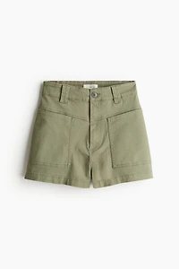 Twill Cargo Shorts