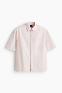 Regular-Fit Boxy Poplin Shirt