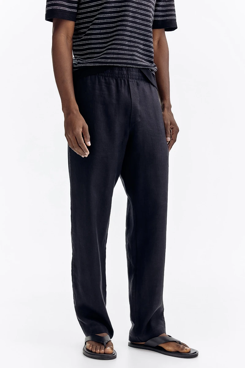 Regular-Fit Linen Pants