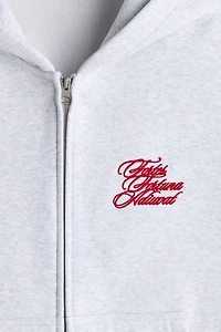 Loose-Fit Boxy Hooded Jacket