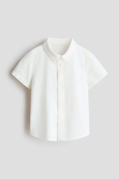 Chemise en popeline de coton