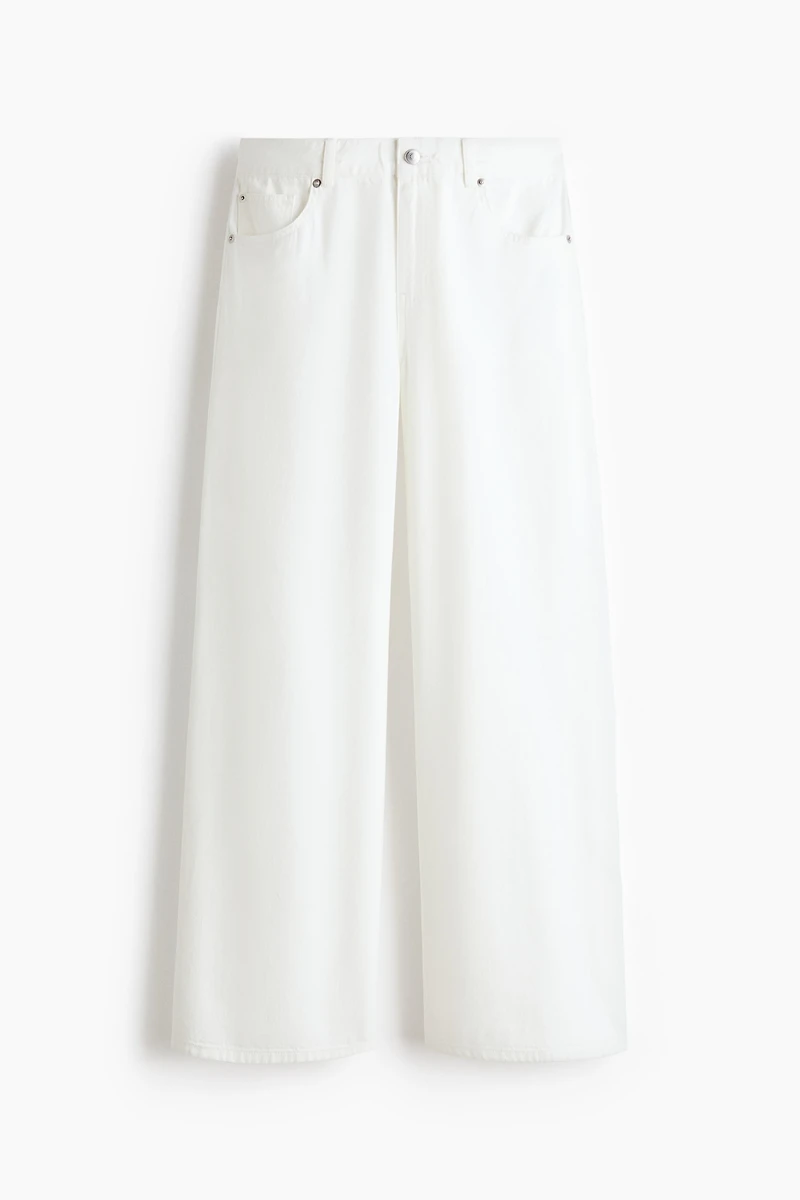 Wide-Leg Regular Waist Jeans