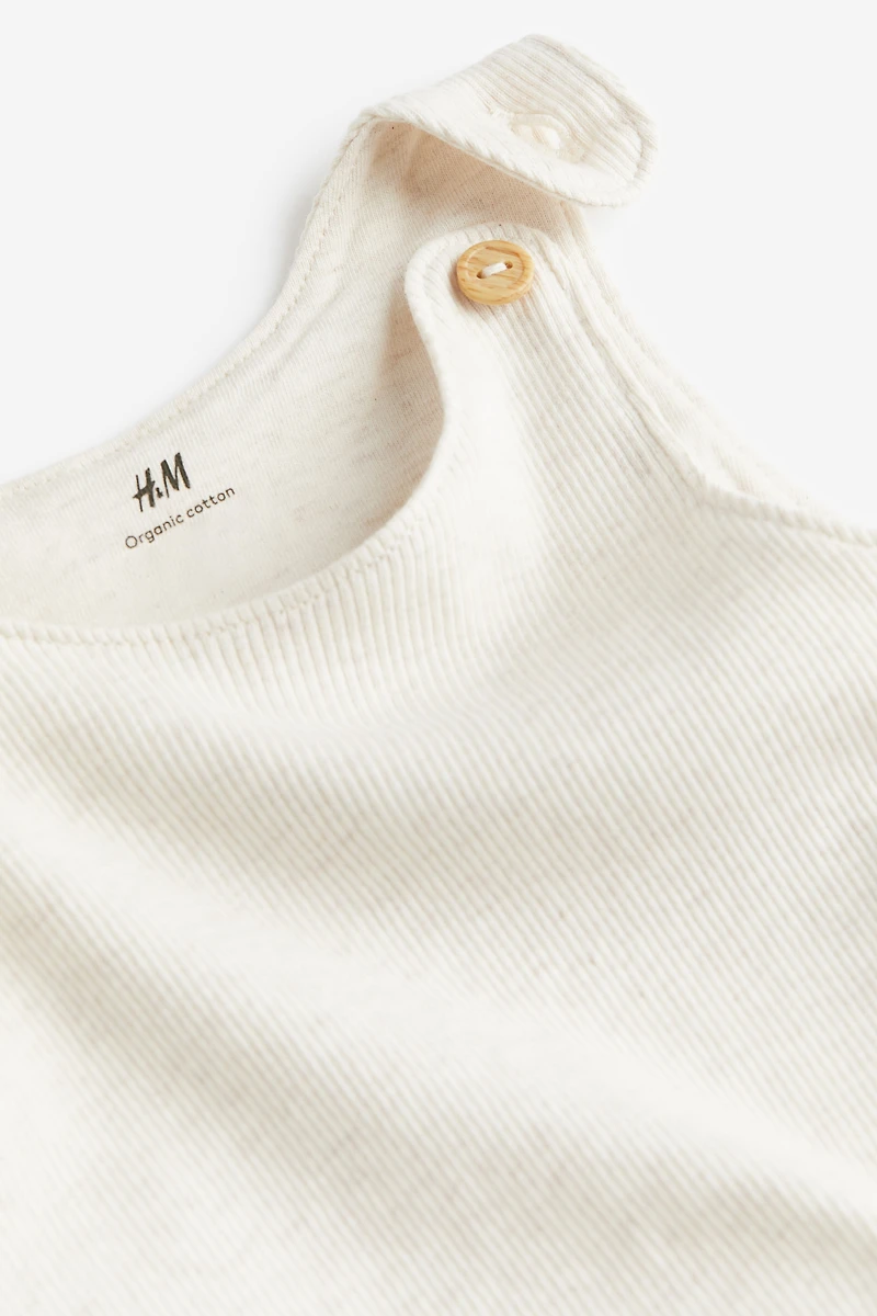 Ribbed Cotton Overalls