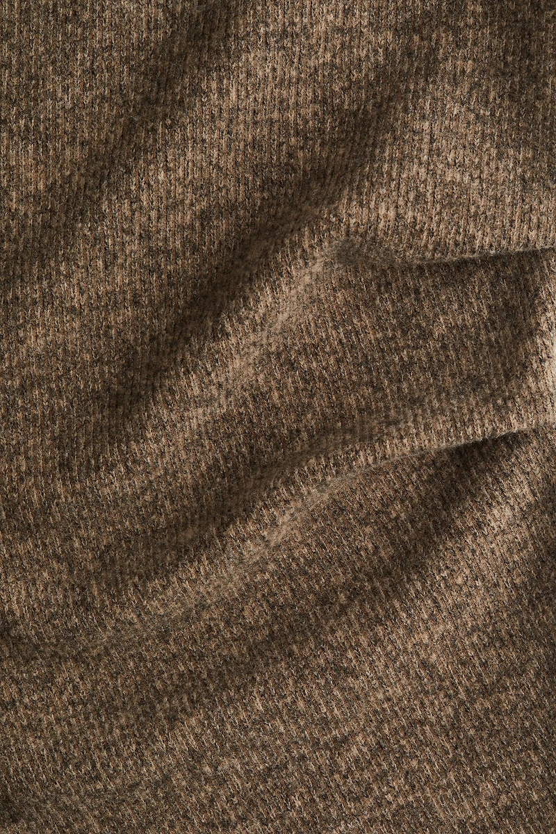 Haut sans manches en tricot côtelé