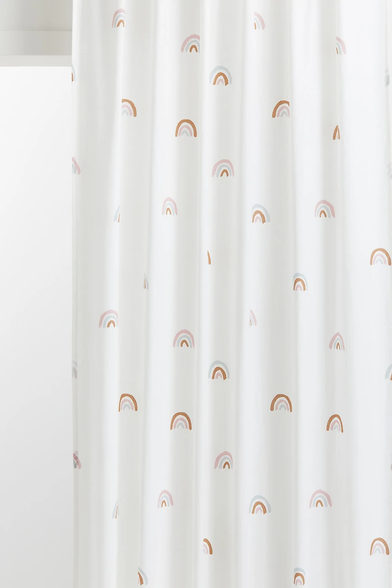 2-pack Patterned Cotton Curtains
