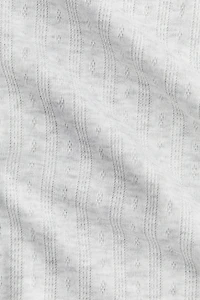 Pointelle-Jersey Dress
