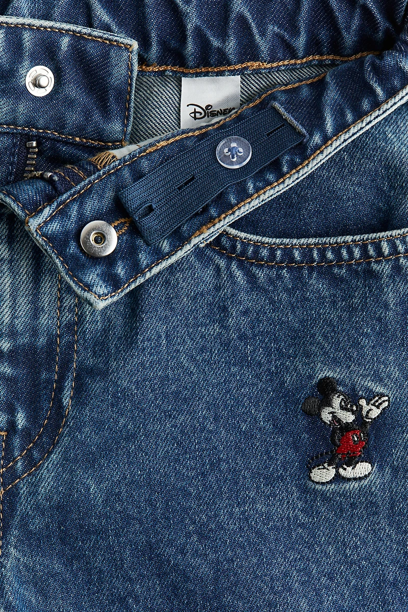 Embroidered-Detail Loose-Fit Jeans