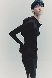 Bow-Detail Bodycon Dress