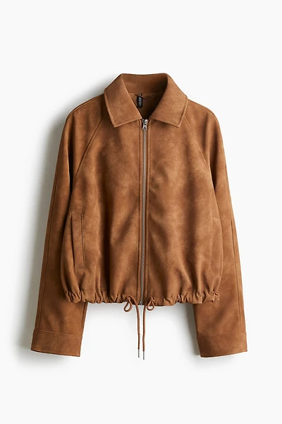 Veste en tissu gratté