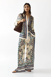 Pantalon imprimé avec taille élastique