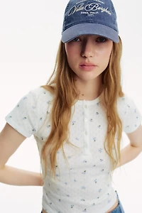 Pointelle Jersey Top