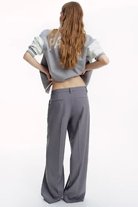 Wide-Leg Dress Pants
