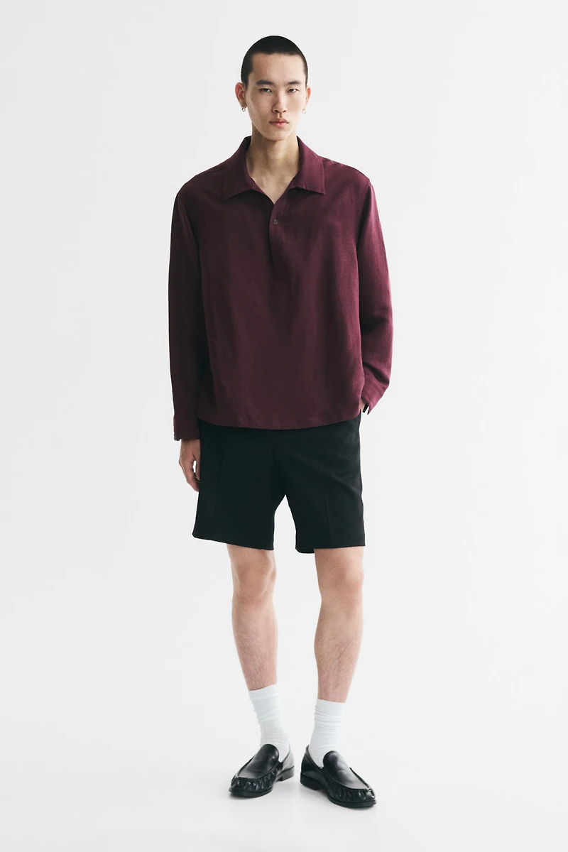 Chemise décontractée à enfiler