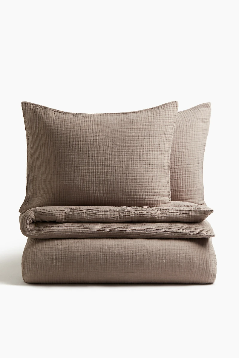 Muslin King/Queen Duvet Cover Set