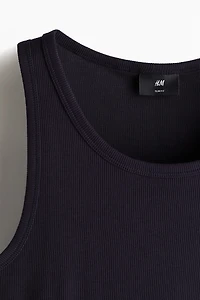 Slim Fit Ribbed Tank Top