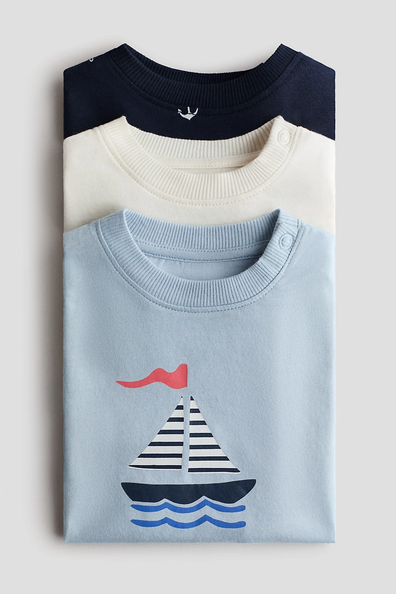 3-Pack Cotton T-Shirts