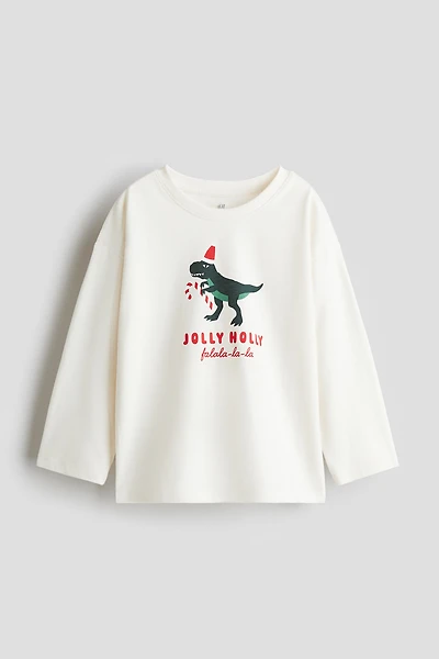 T-shirt en coton avec motif