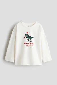 T-shirt en coton avec motif