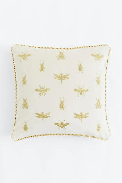 Housse de coussin en velours