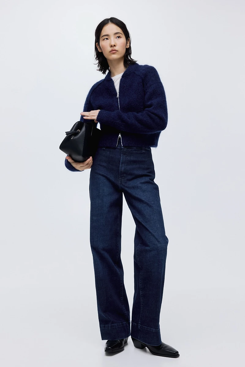 Wide High Jeans