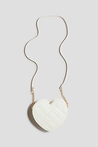 Sac à bandoulière en forme de cœur