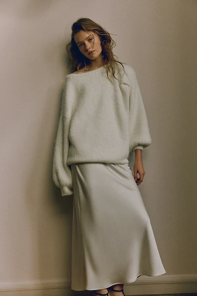 Oversized Boat-Neck Sweater