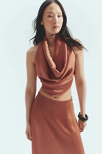 Satin Maxi Skirt