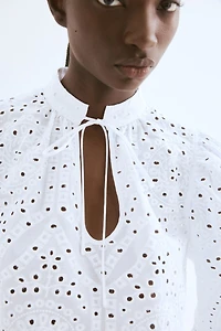 Broderie anglaise blouse