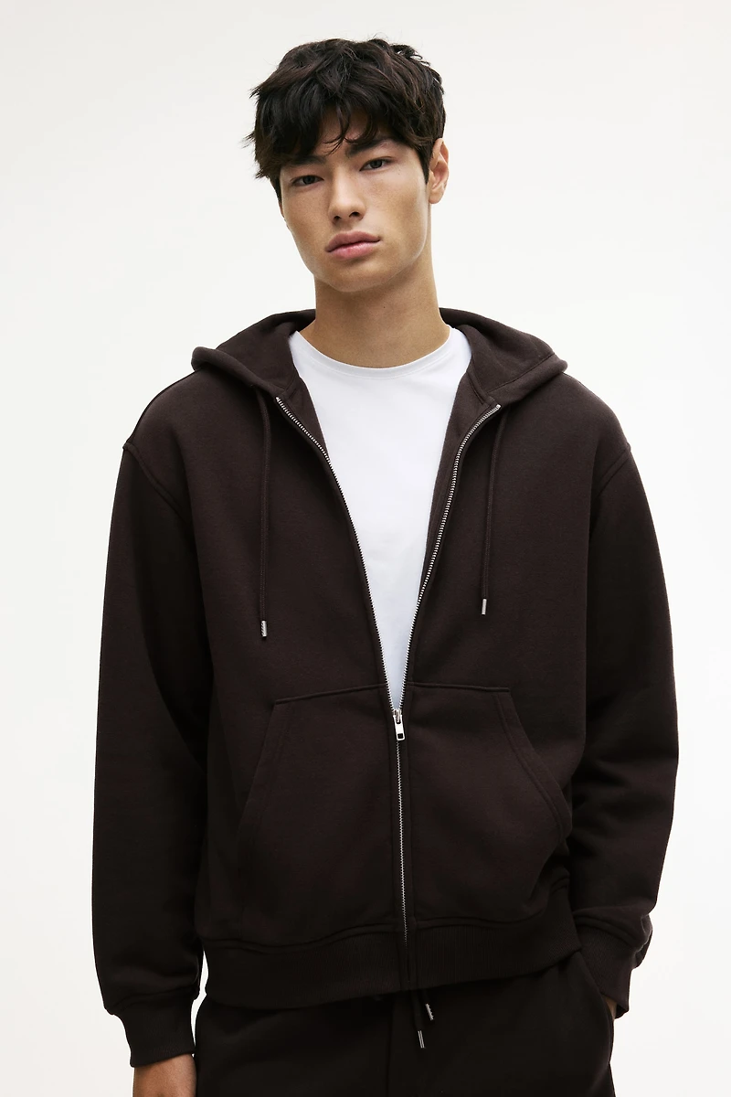 Loose-Fit Hooded Jacket