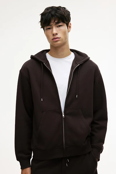 Loose-Fit Hooded Jacket