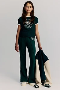 Flared Creased Joggers